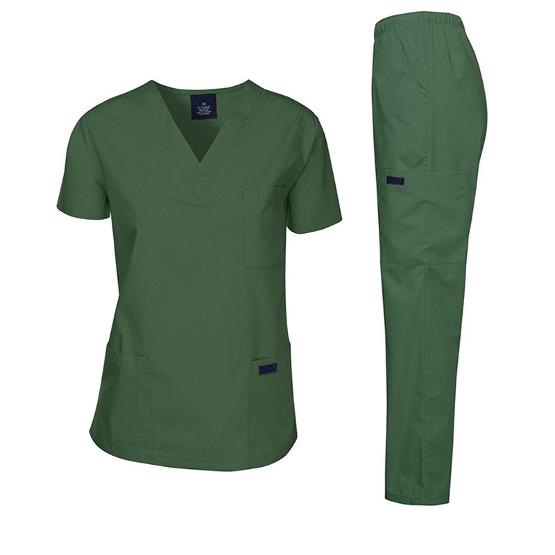 Wholesale OEM Hospital Uniform Nursing Medical Scrubs