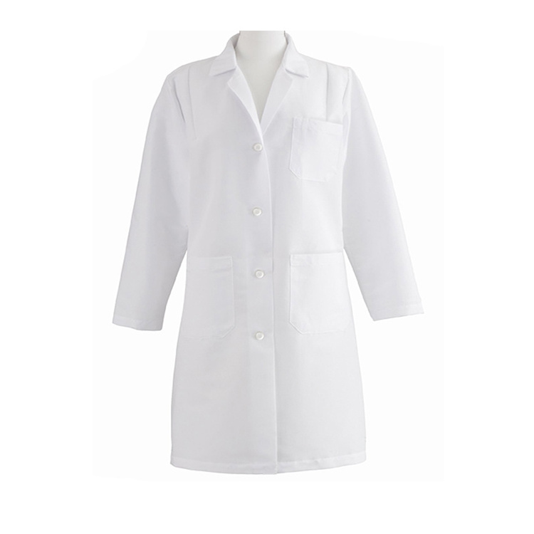 100%Cotton White Lab Coats And Medical Scrubs Uniforms Nurse Coat Doctor's Overall Hospital Scrubs Uniforms White Gown