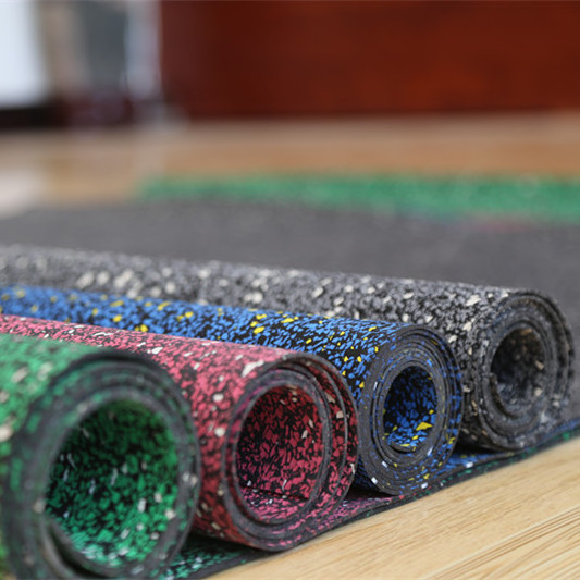 FREE SAMPLE-Shock Absorber Sound Insulation Rubber Roll Gym Carpet Underlay Sports Rubber Flooring roll