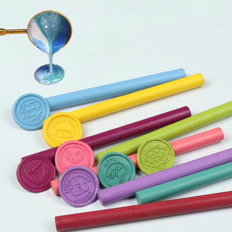 Hot Sale Glue Gun Sealing Wax Round Bars, Hot Melt Different Colors Wax Seal Sticks