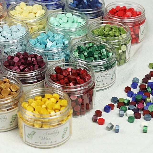 200Pcs DIY Wax Seal Jar Can Bottle Stamp Sealing Wax Beads For Envelope Wedding Gifts