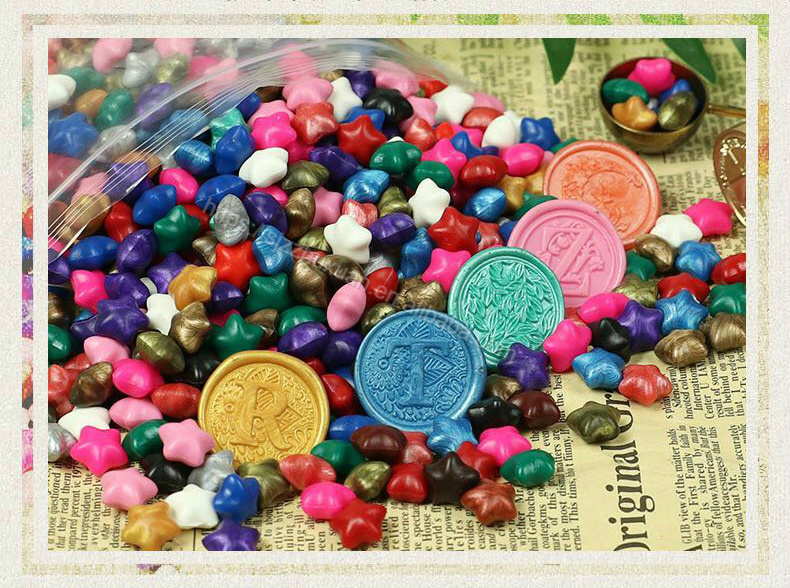 Superior Sealing Wax Beads 22 Colors Collection - Star Wax Seal Beads