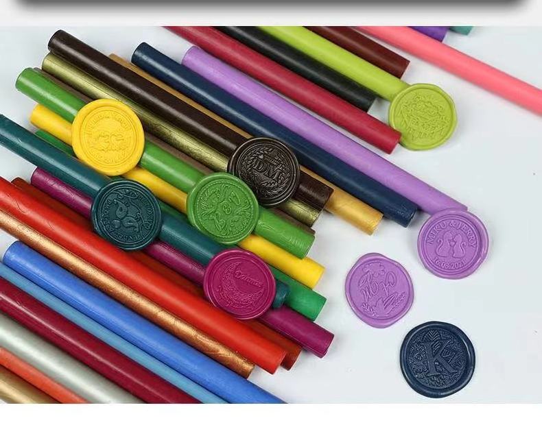 Hot Sale Glue Gun Sealing Wax Round Bars, Hot Melt Different Colors Wax Seal Sticks