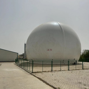 independent biogas balloon/double membrane gas holder