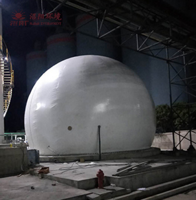 independent biogas balloon/double membrane gas holder