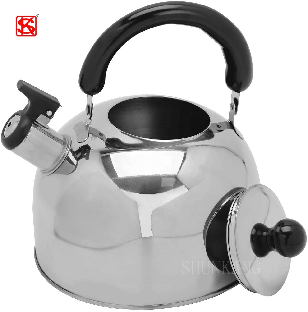 Hot Selling Non-Electric Tea Kettle Metal Stainless Steel Whistling Kettle Water Pot & Kettles