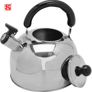 Hot Selling Non-Electric Tea Kettle Metal Stainless Steel Whistling Kettle Water Pot & Kettles