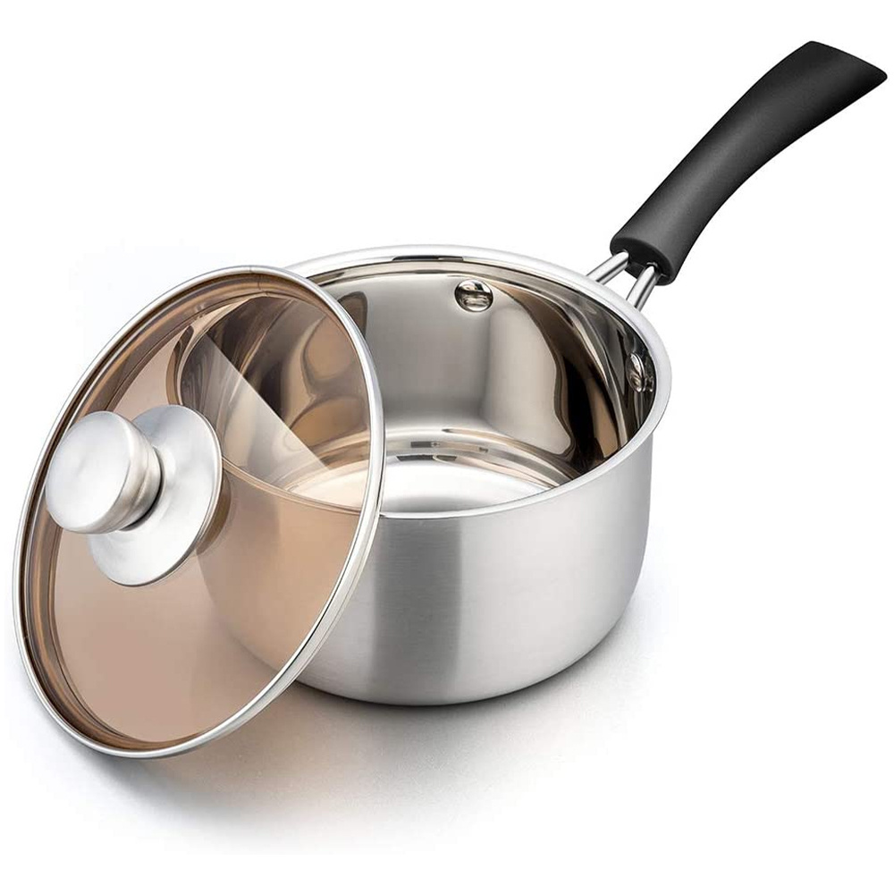 Stainless steel milk pot sauce pot, noodle pan pots, stainless steel saucepan sauce pans