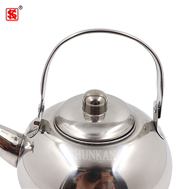 Round Whistling Kettle/Stainless Steel Tea Kettle With A Strainer