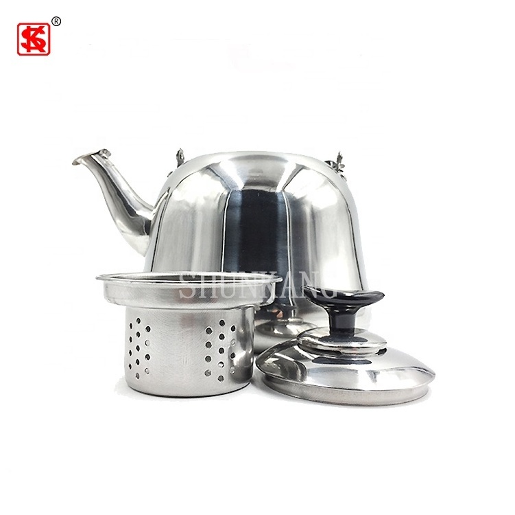 Good Quality Stainless Steel Teapot Tea Maker Coffee Pot Tea Kettle Tetera Acero With Strainer