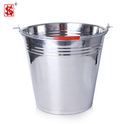 Thickness Stainless Steel Bucket with Big Handle/Stainless Steel Water Bucket