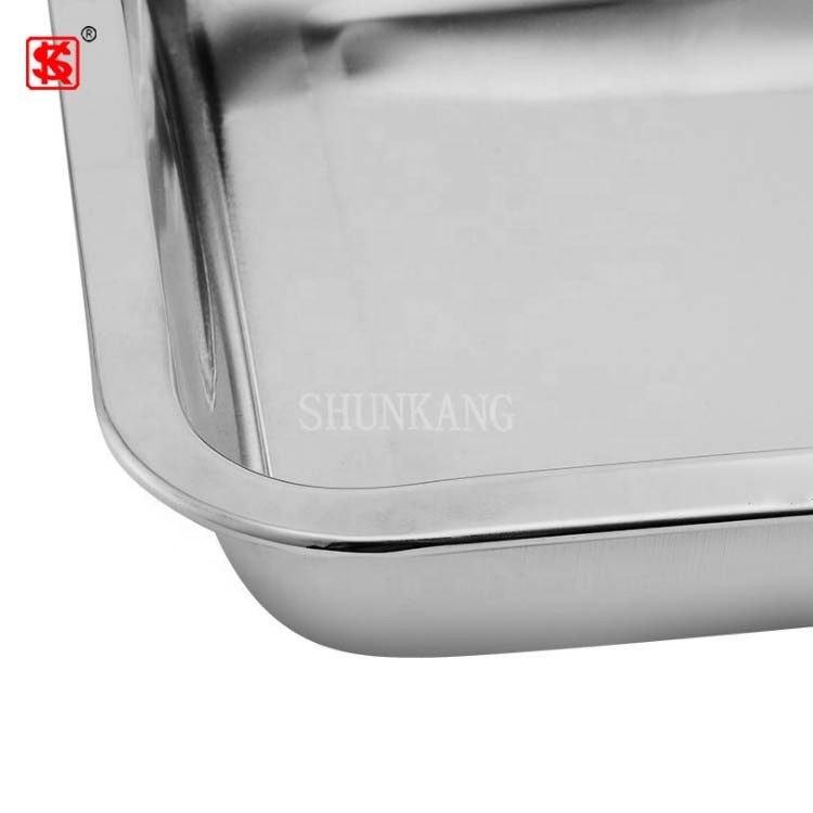 Stainless Steel Baking Pan Compact Toaster Oven Pan Tray Serving Tray Non-stick Roasting Pan