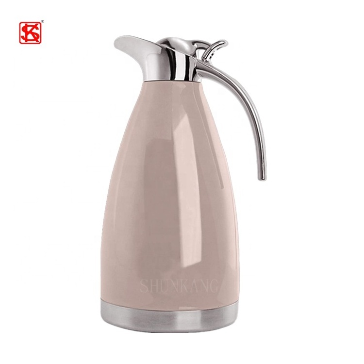 Stainless Steel Vacuum Carafe water jug / Thermal Flask Coffee Pot/ Keep Warm or Cold