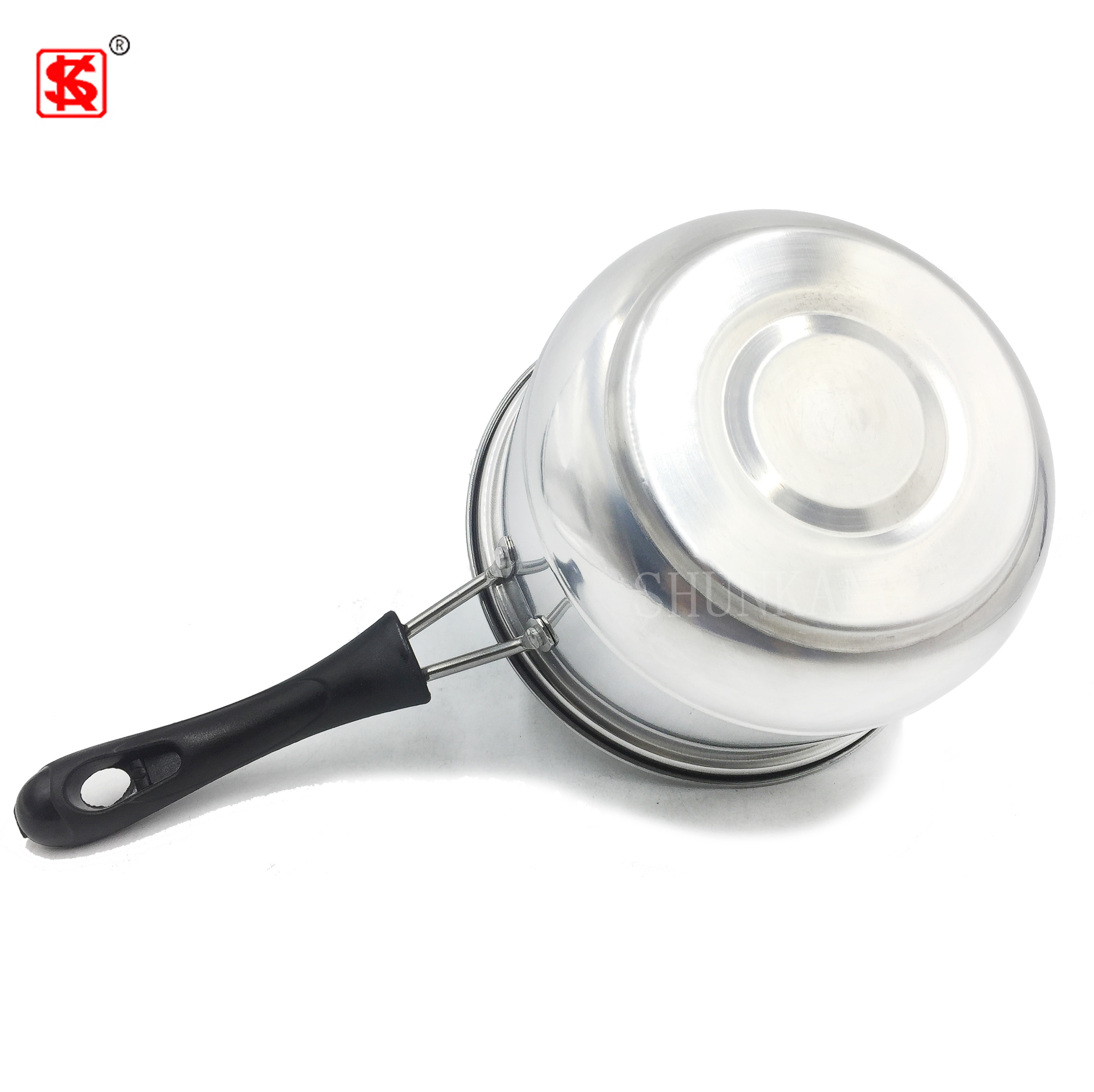 Factory Wholesaler Cheap Cookware Set Stainless Steel Saucepan Milk pot soup pot with glass lid