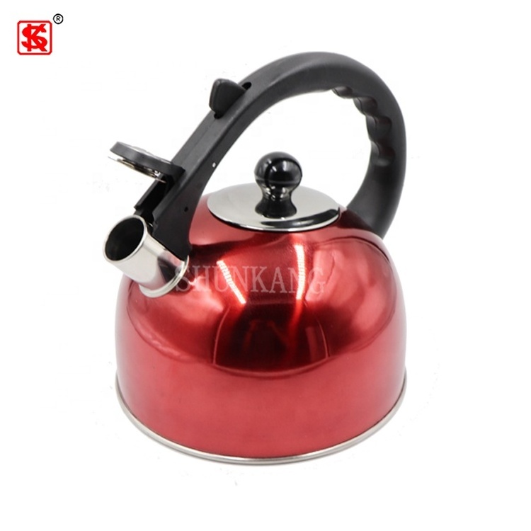 Colorful Kettle Integrated Stainless Steel Whistling Kettle Tea Pot Water Boiler Induction Kettle