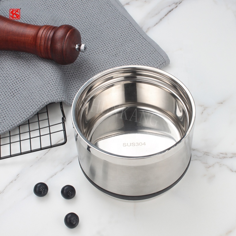 Stainless Steel 304 Vacuum Thermos Food Warmer Insulated  Lunch Box 1-4 layers Takeaway food container with handle