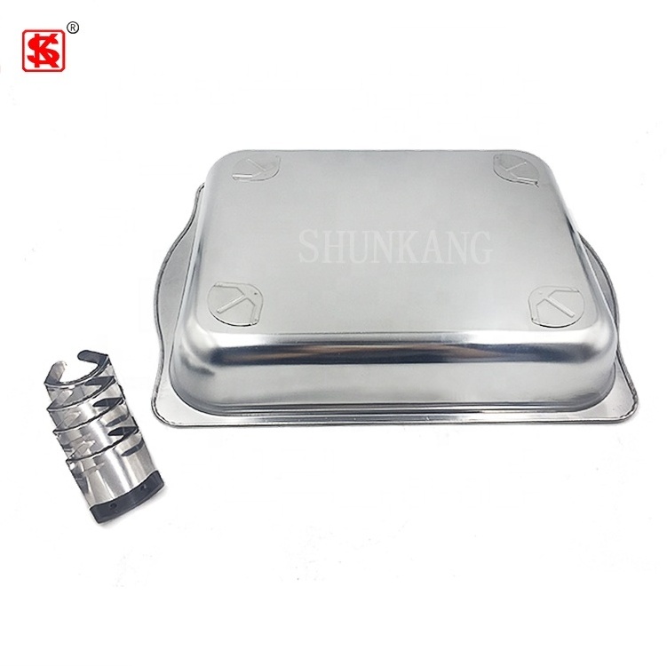 Hotel Stainless Steel Buffet Food Warmer Cookware Chafing Dish Buffet Hot Pots To Keep Food Warm With Visible Glass Lid