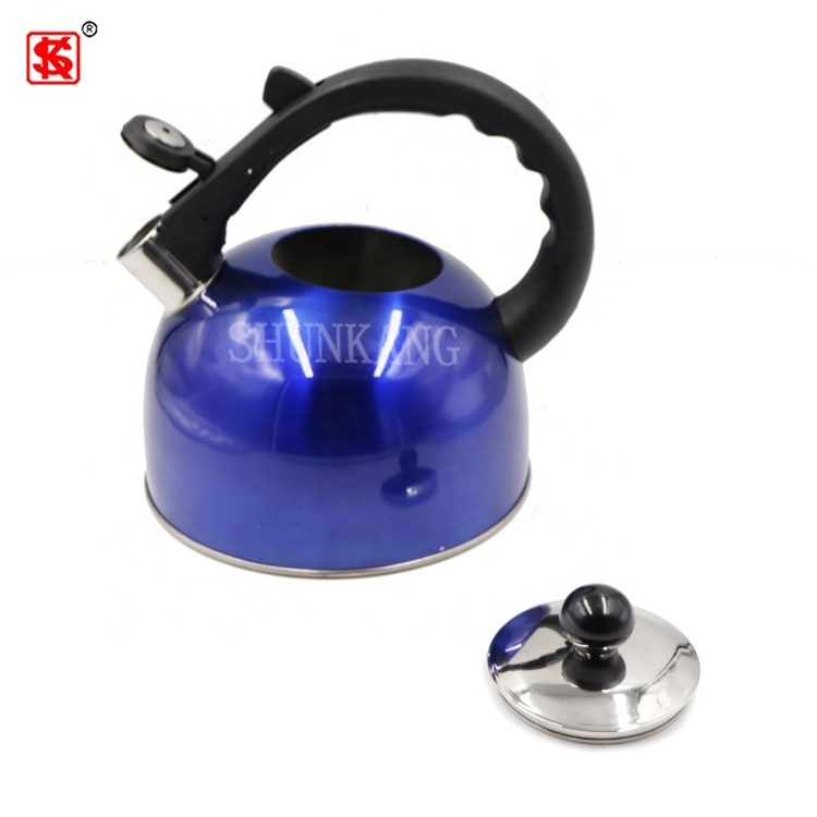 Colorful Kettle Integrated Stainless Steel Whistling Kettle Tea Pot Water Boiler Induction Kettle