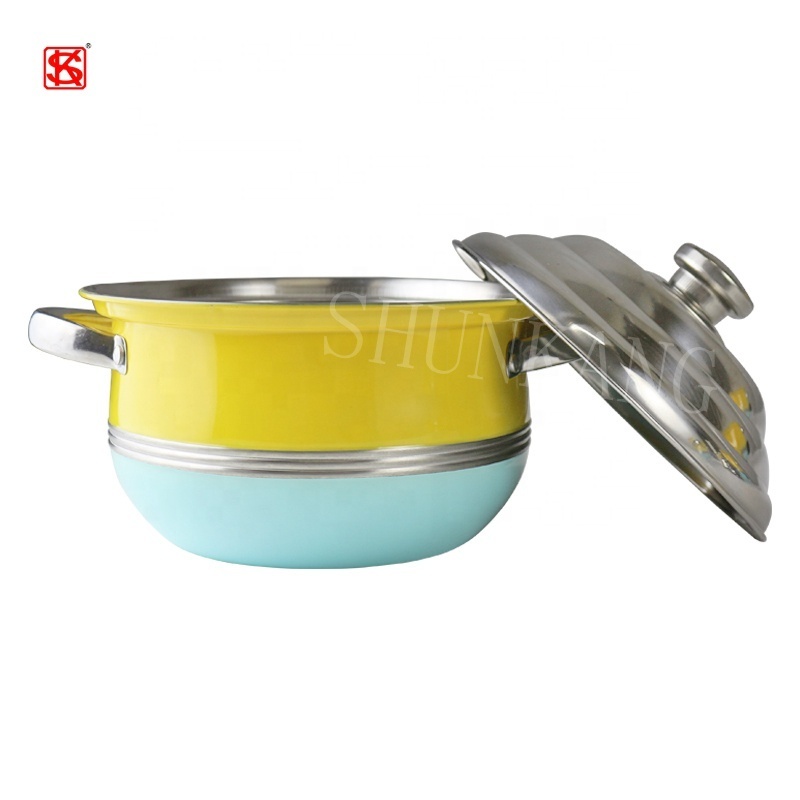 African Style Stainless Steel Kitchen Cookware Set 4 Pcs Pots/ 5 Pcs Pots Set Cooking Soup Food