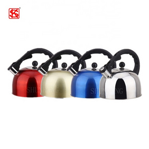 Colorful Kettle Integrated Stainless Steel Whistling Kettle Tea Pot Water Boiler Induction Kettle