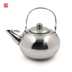 Round Whistling Kettle/Stainless Steel Tea Kettle With A Strainer