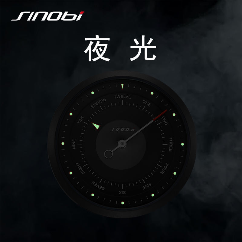 SINOBI 2022 men stainless steel watch luxury relogio masculino montre homme silver watch for men's fashion watches