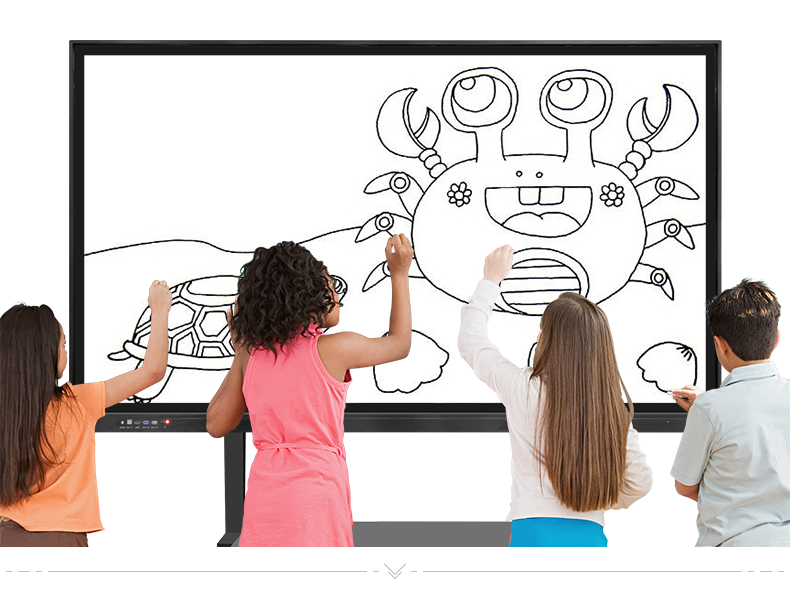 School classroom teaching 65 75 86 100 110 inch touchscreen smart board IFPD Interactive Flat Panel Display