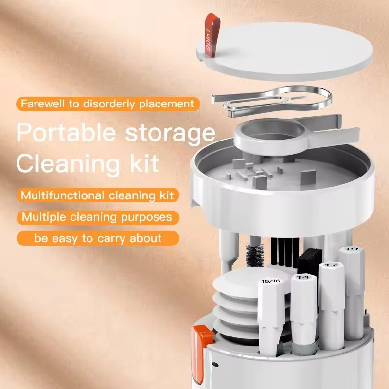 Cool Gadgets 2024 Portable Cleaner Kit Electronics Product Cleaner 20 in 1 Multifunctional Cleans Kits For Electronic Equipments