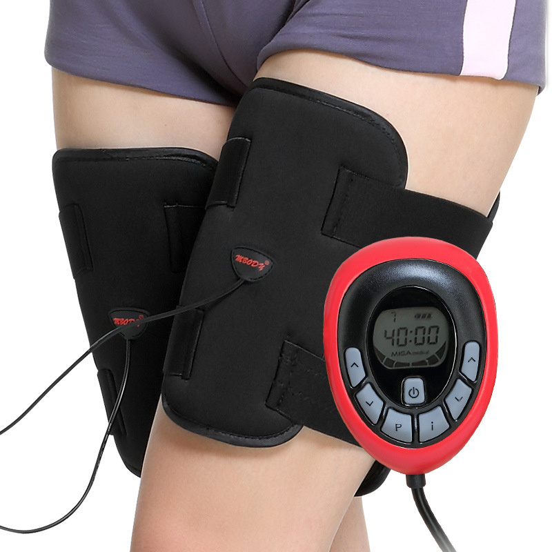 Electric Rechargeable ABS Female thigh Toner Slimming Legs Belt EMS Leg slimming thighToning Belt