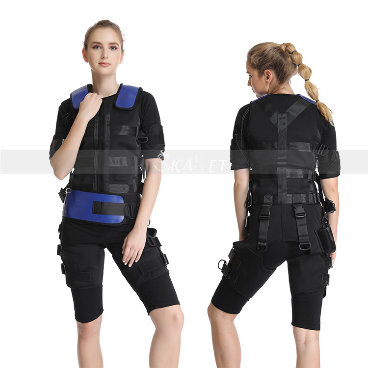 Wholesale price ems suit wireless training electric muscle stimulator Vest Fitness Training Suit fitness