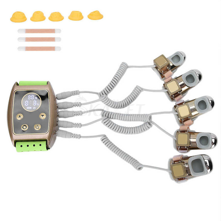 New design ems face lifting face rf ems gold finger golden finger face massage