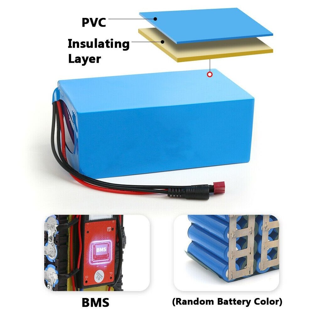 36V 20Ah 18650 3400mah 10S6P 1000W Lithium Battery Pack High Power Battery 42V 20000mAh Ebike With Charger Battery