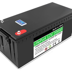 12V 24V 36V 48V 200AH LiFePO4 Battery RV Camping Golf Cart Off-Road Solar Energy Storage Battery