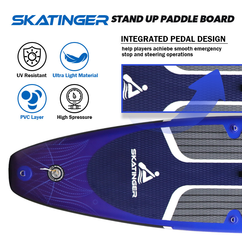 skatinger inflatable sup fishing inflatable pedal sup sub board for sale