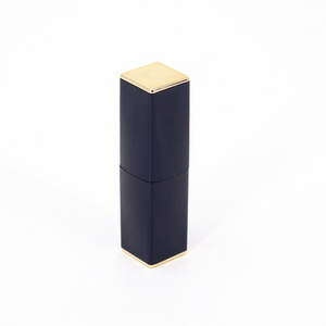 Luxury Cosmetics Packaging Refillable Lip Balm Tube Custom Empty Lipstick Tube Bulk Square Twist Up Lip Balm Containers Tube