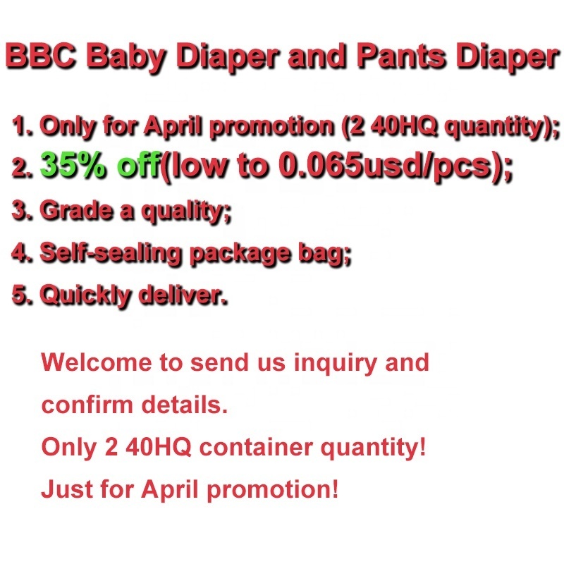 Cheap Price Hight Quality Baby Wholesale Diaper Wholesale Baby Diapers Disposable Diapers Baby