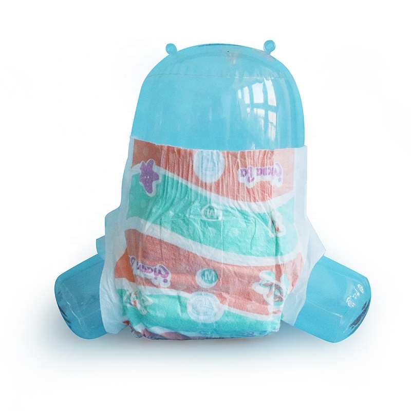 Dry care big kids in breathable pe film diapers good backpack colored disposable premature baby diaper nappies