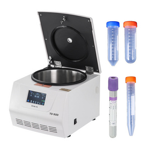 3 year warranty TD-500 tabletop 15ml 50ml blood tube swing out rotor low speed laboratory centrifuge