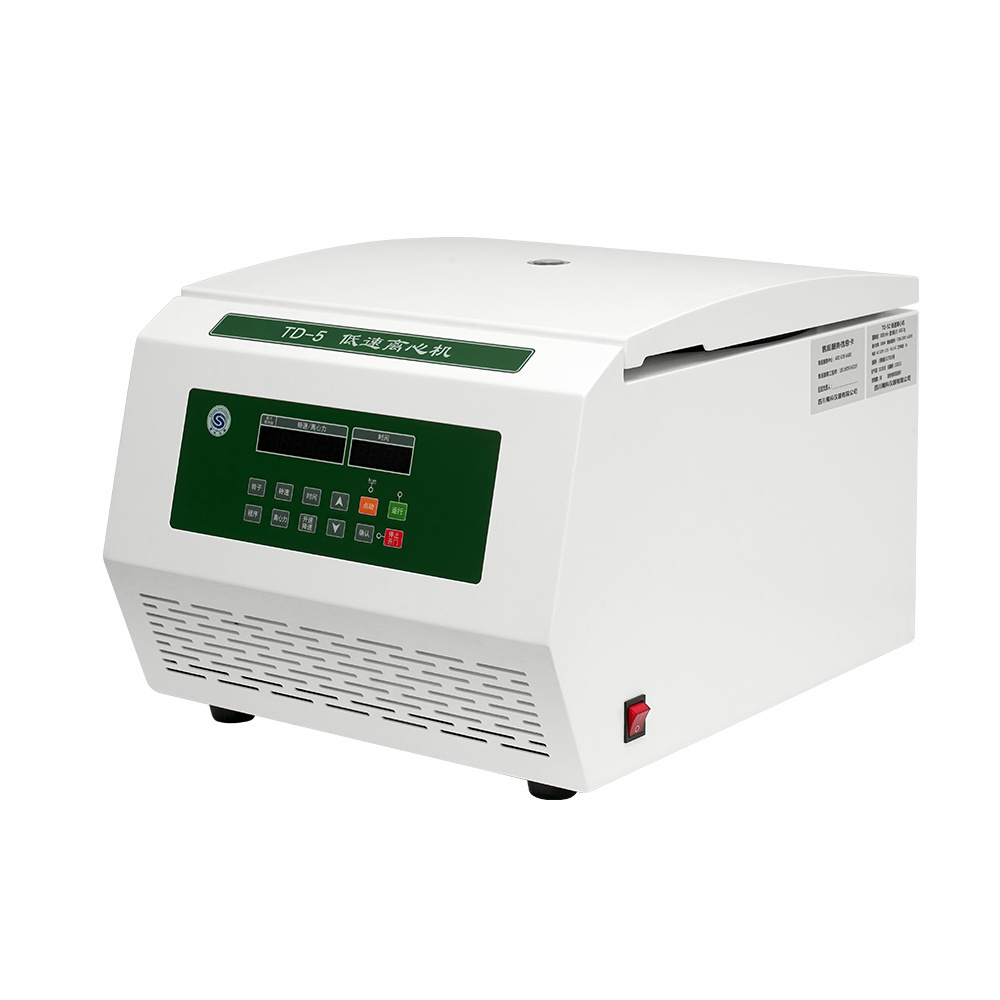 TD-5 table top low speed large capacity 50ml 100ml swing bucket blood plasma 96 plate medical laboratory centrifuge