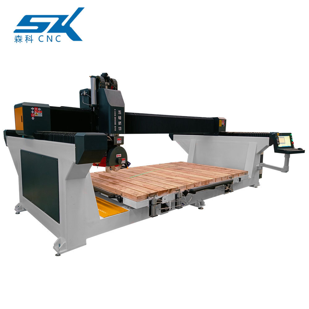 hot sale new 5 axis ceramic tiles 3215 stone cnc router bevel grooving cutting engraving polishing machine