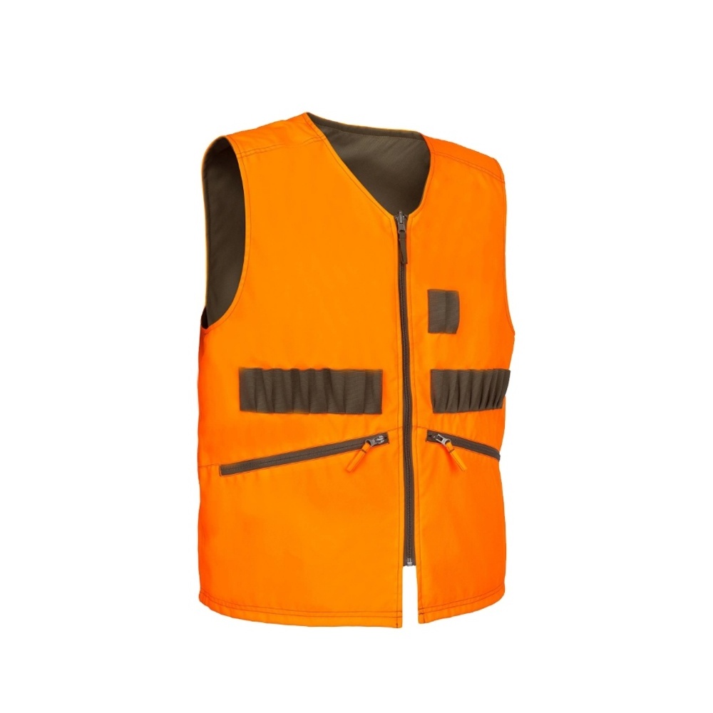 Hot Sale Mens Blaze Orange Vest Reversible Hunting Clothes Hunting Vest