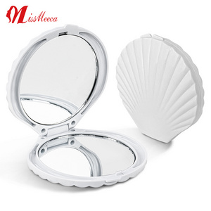 Vanity Handheld Pocket Mini Foldable Beauty Compact Small Shell  Miroir Espejos Decorativos Espejo Decorativo Makeup Mirror