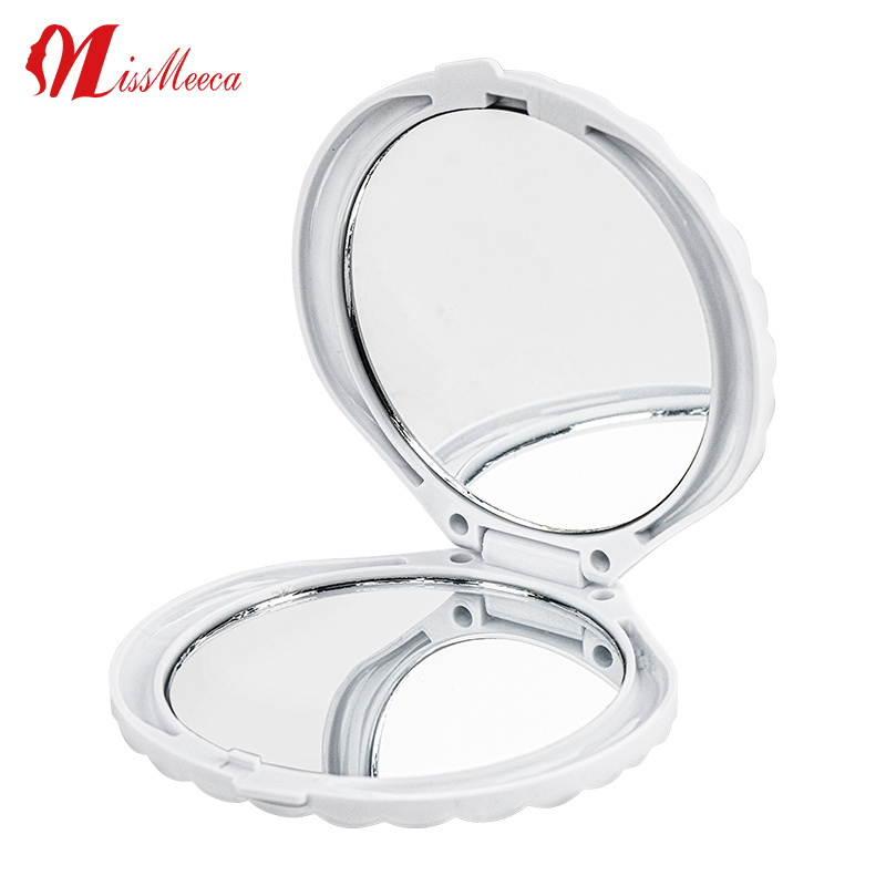 Vanity Handheld Pocket Mini Foldable Beauty Compact Small Shell  Miroir Espejos Decorativos Espejo Decorativo Makeup Mirror