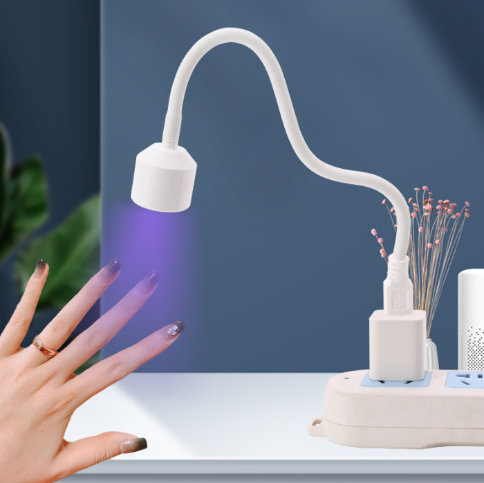 new flexible USB led nail lamp portable mini led lamp for curing gel polish nail tips glue