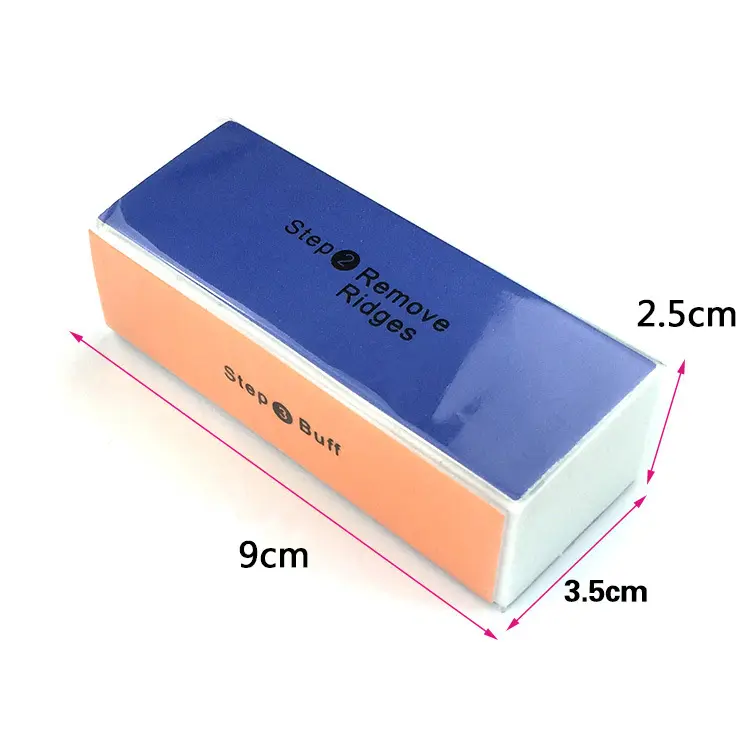 4 Way Nail Buffer Block 4 Steps Sanding Polisher Washable Files Nails Art Pedicure Manicure Emery Buffing For Manicure Tool