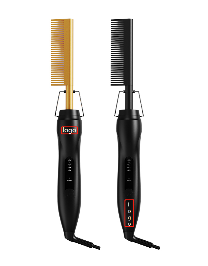 Hot Sell Wholesale Multifunctional 2 In 1 Heating Brush Ceramic Electric Hot Combs For African American Hair