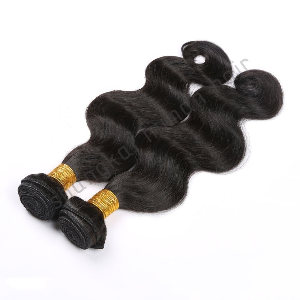 Body Wave  raw curly hair bundles weaves bundles peruvian and brazilian human hair Black Color Raw Brazilian Virgin Bundle Hai