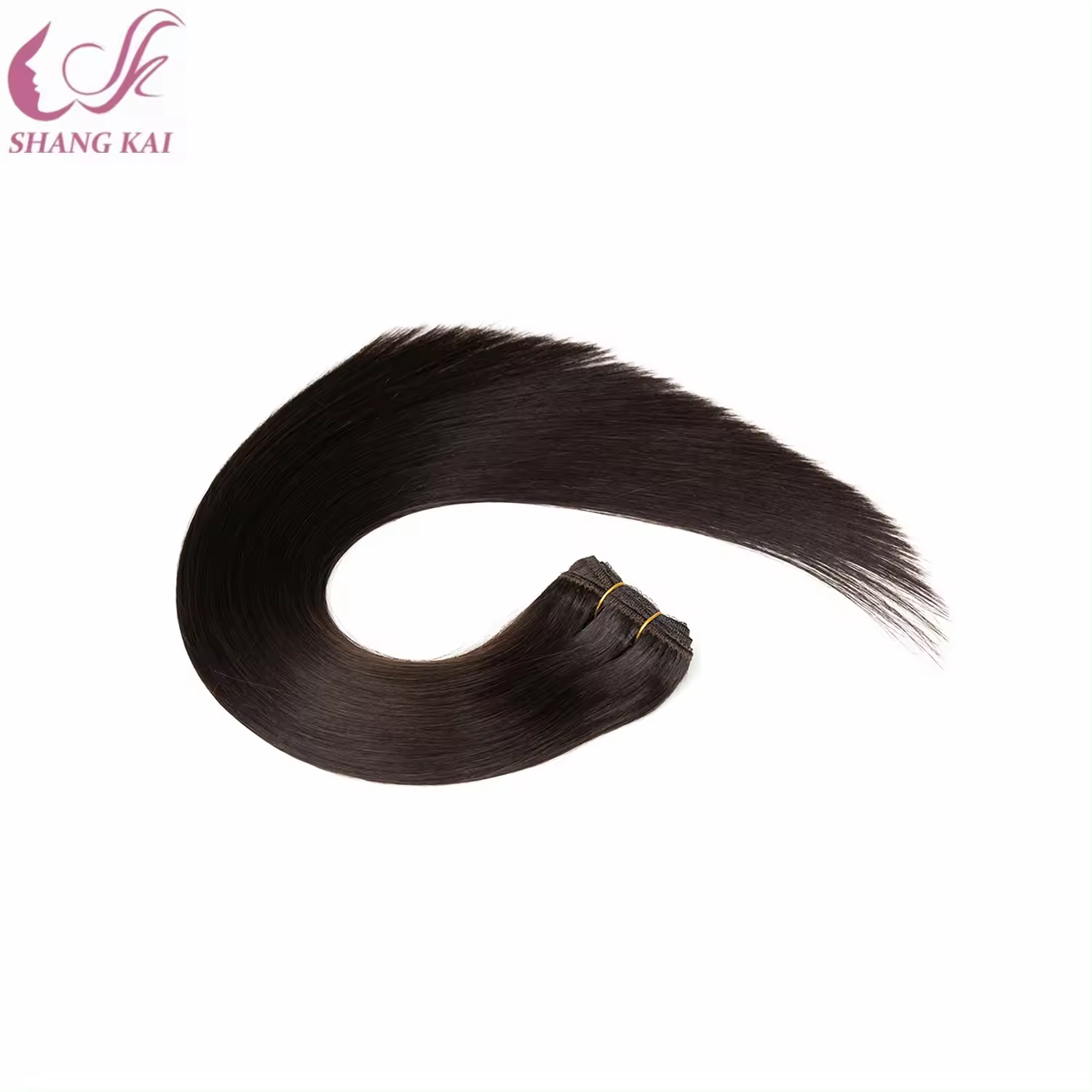 Wholesale Hot Selling Cuticle Aligned Human Hair Extensions Machine Weft For Woman