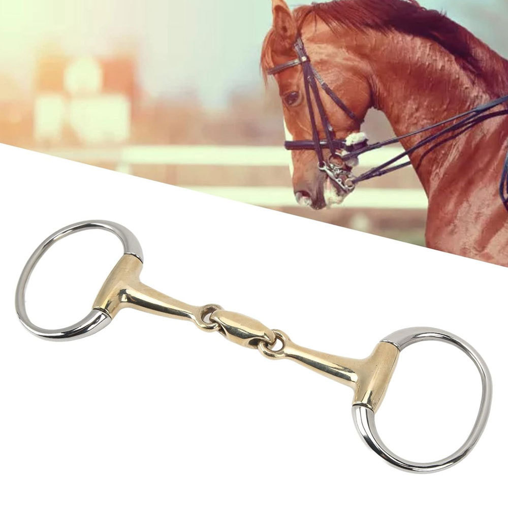 Best Quality Horse Racing Bits Snaffle For Horse Riding / Stainless Steel Horse Mouth Bits For Riding Products