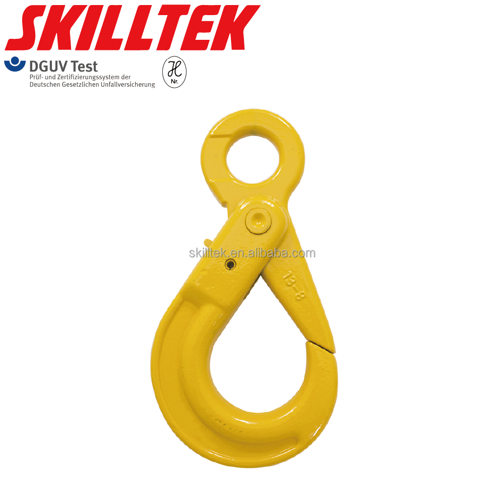 Taiwan G80 heavy duty hook eye self locking hook